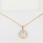 2-delige sieradenset - 14 karaat Geel goud - 0.57ct. tw., Sieraden, Tassen en Uiterlijk, Antieke sieraden
