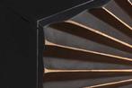 Massief dressoir SOLARIS 180 cm zwartgoud mangohout, Huis en Inrichting, Ophalen of Verzenden, Nieuw