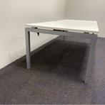 Tweedehands bureau 200x100 cm, in hoogte verstelbaar wit, Ophalen of Verzenden, In hoogte verstelbaar, Gebruikt, Bureau