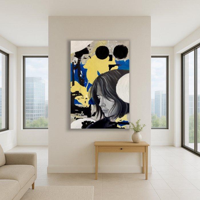 Afonsoul (1992) - The Japanese Girl - XL, Antiek en Kunst, Kunst | Schilderijen | Modern