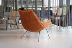 Cartel Living Smile design fauteuil in microvezelstof cognac, Nieuw, 75 tot 100 cm, 75 tot 100 cm, Stof
