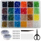 Fako Bijoux® - DIY Kristallen Kralen Set - Facet Geslepen, Hobby en Vrije tijd, Kralen en Sieraden maken, Verzenden, Nieuw