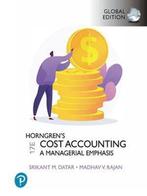 Horngrens Cost Accounting Global Edition 9781292363073, Boeken, Zo goed als nieuw, Verzenden