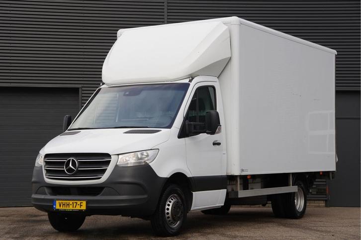 Zakelijke Lease |  Mercedes-Benz Sprinter 516 2.2 CDI L3 BAK, Auto's, Bestelauto's, Dealer onderhouden, Lease, Grijs, Automaat