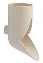 PVC-Ti uitloop beige d100, Doe-het-zelf en Verbouw, Buizen en Afvoer, Ophalen of Verzenden, Nieuw
