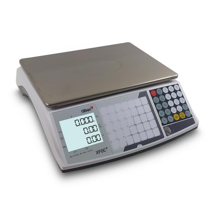 Prijsberekenende geijkte winkelweegschaal 15kg, Doe-het-zelf en Verbouw, Weegschalen, Verzenden