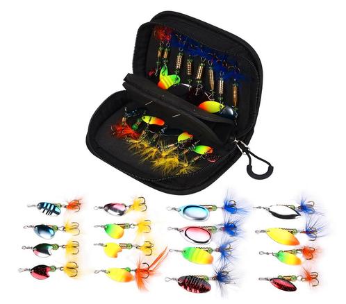 Fish4All Spinner Wallet Mix 1 (16 Stuks), Watersport en Boten, Hengelsport | Algemeen, Overige typen, Nieuw, Verzenden