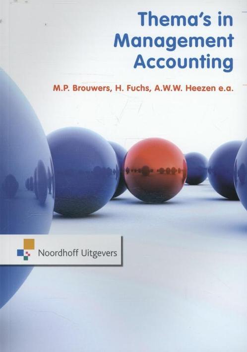 Themas in management accounting RUG 9789001823986, Boeken, Studieboeken en Cursussen, Zo goed als nieuw, Verzenden