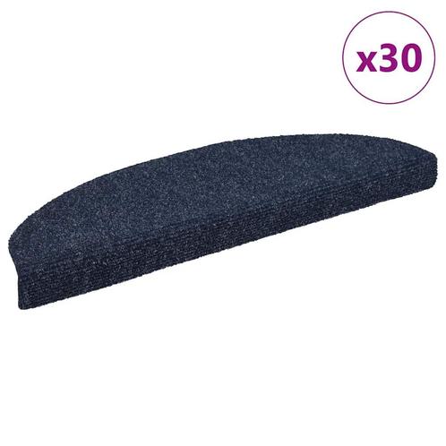 vidaXL Trapmatten zelfklevend 30 st 65x21x4 cm blauw, Doe-het-zelf en Verbouw, Ladders en Trappen, Nieuw, Verzenden