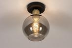 Rietveld Plafondlampen - Zwart, Grijs, Goud - Glas, Metaal, Verzenden, Nieuw