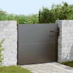vidaXL Tuinpoort met slot Zwart 105 x 100 cm Poedergecoat, Verzenden, Nieuw