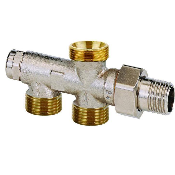 Heimeier onderblok Duolux 35 1/2 x 15mm M24, Doe-het-zelf en Verbouw, Verwarming en Radiatoren, Ophalen of Verzenden
