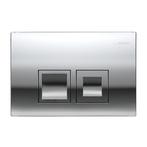 Geberit Delta-50  Drukplaat  Mat-chroom, Verzenden, Nieuw