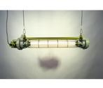 Plafondlamp - Aluminium, Staal, Buis, Antiek en Kunst, Antiek | Lampen