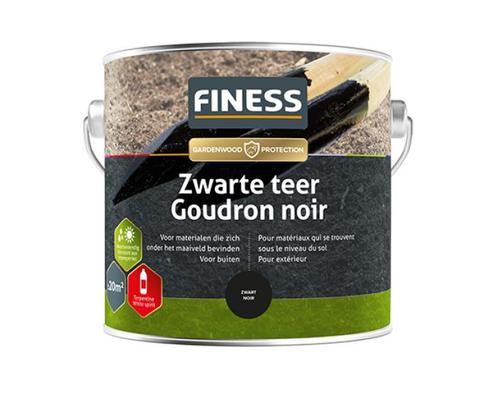 Zwarte Teer 2,5 liter, Doe-het-zelf en Verbouw, Verf, Beits en Lak, Nieuw, Ophalen of Verzenden