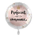Communie Helium Ballon Roze Leeg, Hobby en Vrije tijd, Feestartikelen, Verzenden, Nieuw