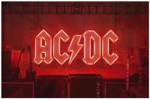 AC/DC - PWR UP - Textielposter officiële merchandise, Verzamelen, Muziek, Artiesten en Beroemdheden, Poster, Artwork of Schilderij
