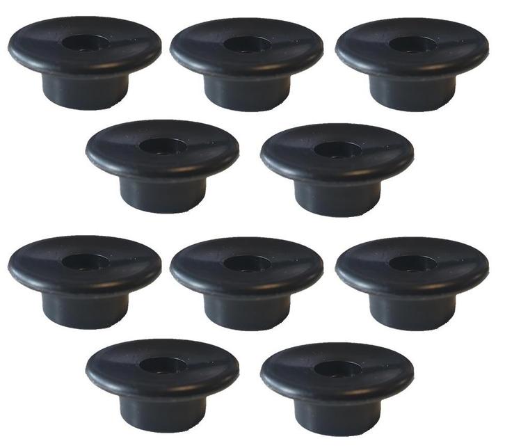 10x koordhouder 31mm rond kunststof, Auto diversen, Aanhangers en Bagagewagens, Nieuw, Ophalen of Verzenden