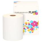 FLWR - Printetiket / 102 x 150 / Wit - Geschikt voor Zebra, Verzenden, Nieuw