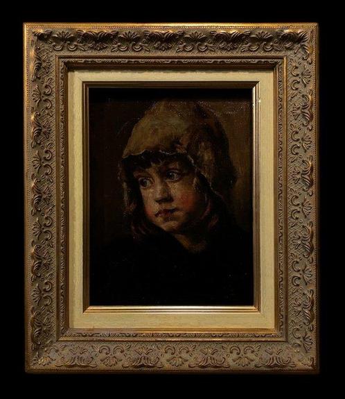 Christian Aigens (1870-1940), Navolger van - La Fille Pauvre, Antiek en Kunst, Kunst | Schilderijen | Klassiek