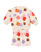 HEMA Baby kledingset bloemen ecru, Verzenden, Nieuw