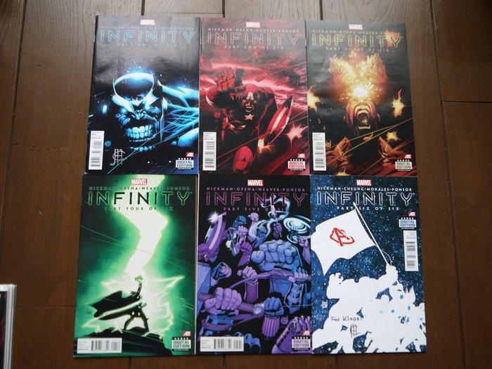 Infinity #1/6 - #1, 6 Signed by Jim Cheung - 6 Comic -, Boeken, Strips | Comics