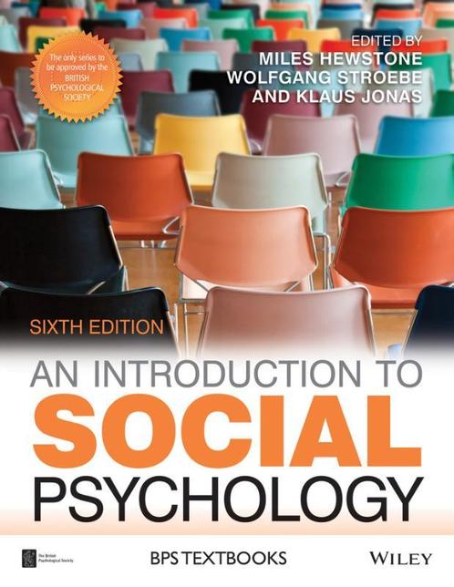An Introduction to Social Psychology 9781118823538, Boeken, Psychologie, Zo goed als nieuw, Verzenden