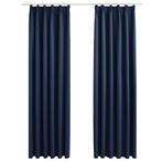 Gordijnen Verduisterend Blauw 140x225 - Tweedekansje - Nu!, Simpel, tijdloos, 100 tot 150 cm, Nieuw, Ophalen of Verzenden