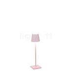 Zafferano Poldina Acculamp LED, roze - 27,5 cm (Verlichting), Verzenden, Nieuw