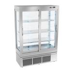 GGM Gastro | Panoramische vitrine - 855 liter - 1320mm - 3 |, Witgoed en Apparatuur, Koelkasten en IJskasten, Verzenden, Nieuw