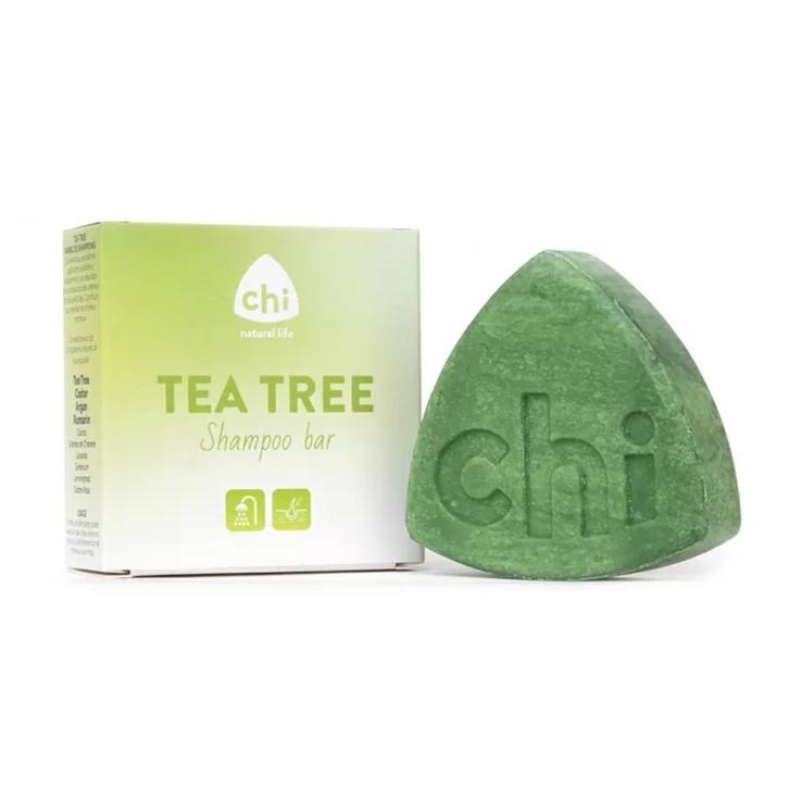 Tea Tree Shampoo Bar 80 gr. - Chi Natural Life, Sieraden, Tassen en Uiterlijk, Uiterlijk | Haarverzorging, Ophalen of Verzenden