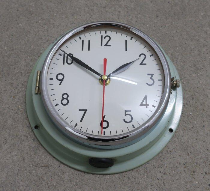 Wandklok - Citizen - Glas, Staal - 1980-1990, Antiek en Kunst, Antiek | Wandborden en Tegels