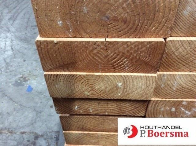 Douglas Balken 75x225 Goedkoop en Geschaafd, Tuin en Terras, Palen, Balken en Planken, 250 cm of meer, Balken, Nieuw