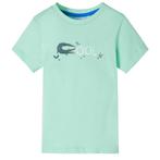 vidaXL Kindershirt met korte mouwen 140 lichtgroen, Verzenden, Nieuw
