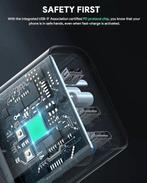 2dekans | Aukey Omnia II Mix - Reisstekker met EU, US en UK, Ophalen of Verzenden, Zo goed als nieuw, Aukey