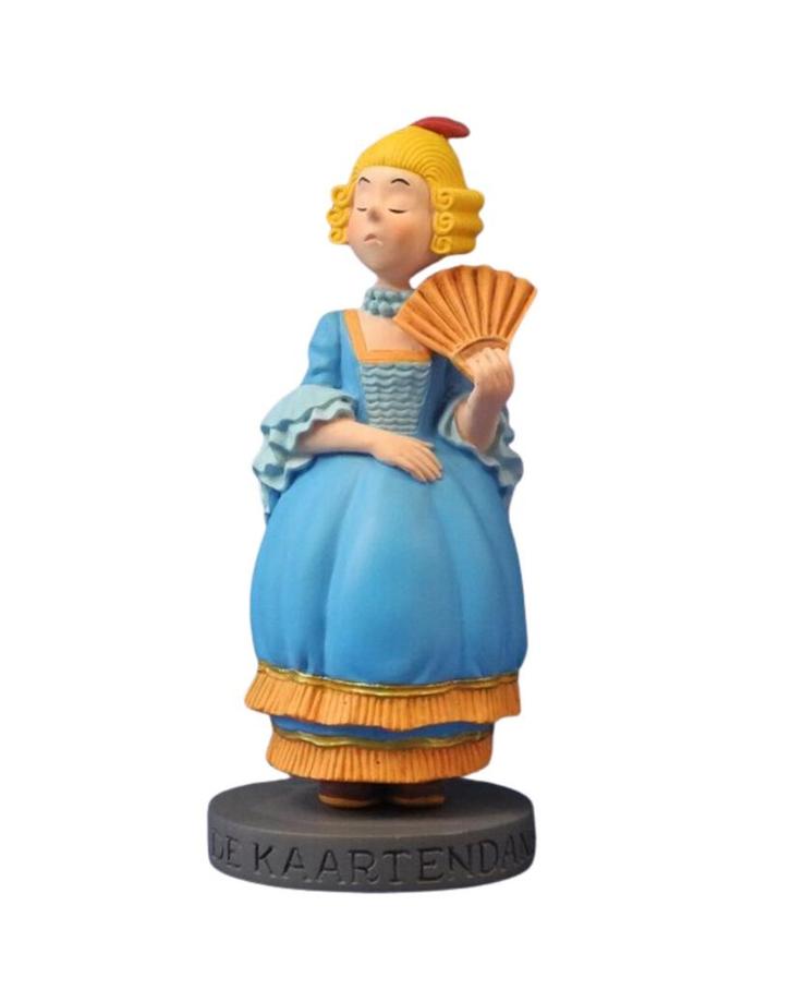 Suske en Wiske Beeldje Wiske Kaartendans 14 cm, Verzamelen, Stripfiguren, Nieuw, Ophalen of Verzenden