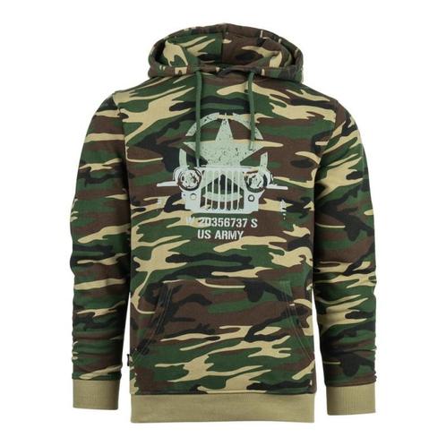 Hoodie allied star - willy jeep camo (Truien, Kleding), Kleding | Heren, Truien en Vesten, Nieuw, Ophalen of Verzenden