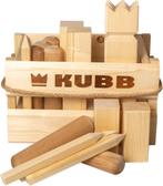 Tactic - Kubb - Zweeds houten werpspel in houten krat, Verzenden, Nieuw
