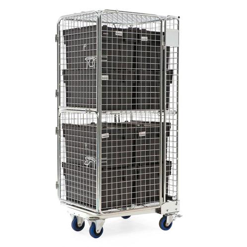 Anti-diefstal rolcontainer combinatieset incl. 8 kunststof, Zakelijke goederen, Machines en Bouw | Heftrucks en Intern transport