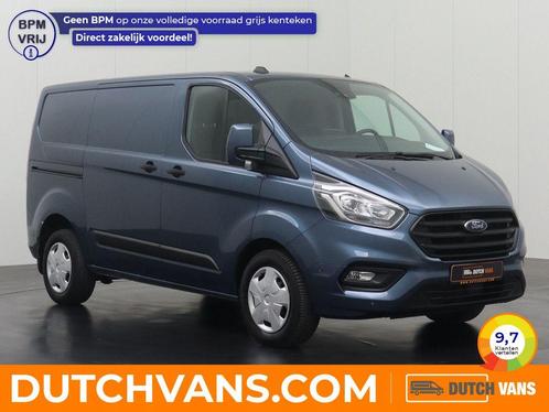 Ford Transit Custom Bestelbus 2.0TDCi | blauw, Auto's, Bestelauto's, Lease, Automaat, BTW verrekenbaar, Diesel, Blauw, Ford