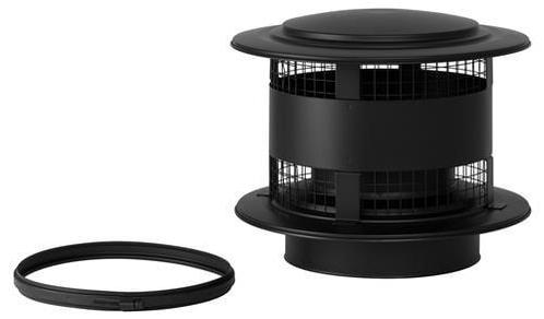 Holetherm DW150 Trekkap met gaas ZWART, Huis en Inrichting, Haarden, Ophalen