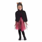 Halloween cape zwarte kat kind - Halloween kleding overig, Kinderen en Baby's, Carnavalskleding en Verkleedspullen, Nieuw, Ophalen of Verzenden