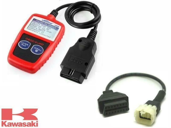 Kawasaki (6 pin) uitlees set, diagnose scanner plus kabel  N, Motoren, Accessoires | Onderhoudsmiddelen, Ophalen of Verzenden