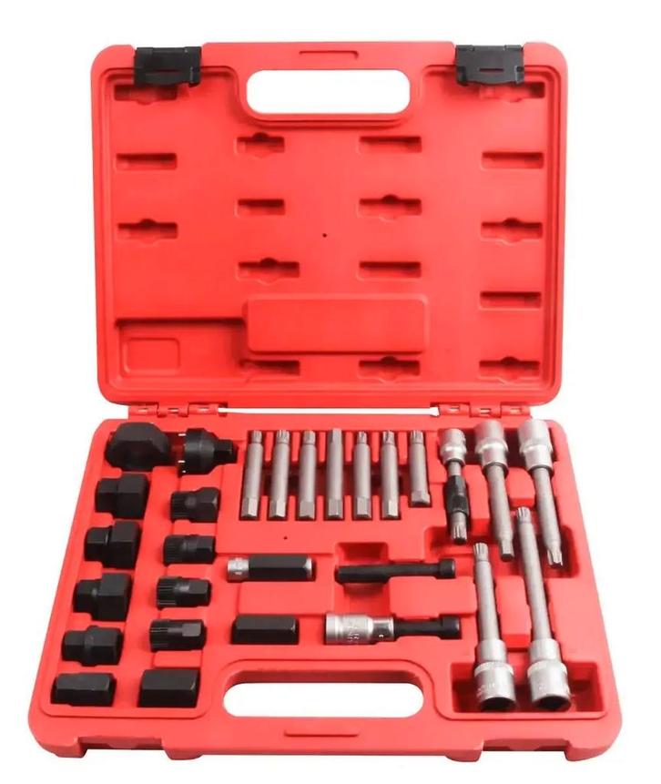 VT01753 | Dynamo- Vrijlooppoelieset (30-delig), Auto diversen, Autogereedschap, Nieuw, Verzenden