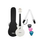 Cascha HH 2286 Witte Carbon Fiber concert ukulele met, Ophalen of Verzenden, Nieuw