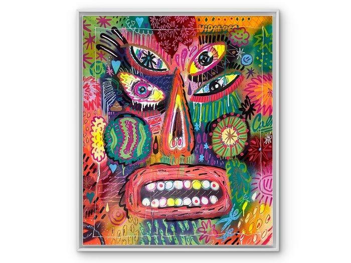 Nuno Barbedo (1983) - Four eyed mask, Antiek en Kunst, Kunst | Schilderijen | Modern