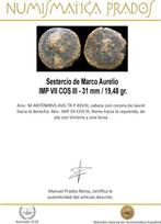 Romeinse Rijk. Marcus Aurelius (AD 161-180). Sestertius IMP