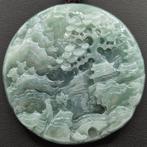 Jade - Gecertificeerde natuurlijke jadeiet (Type-A), ronde