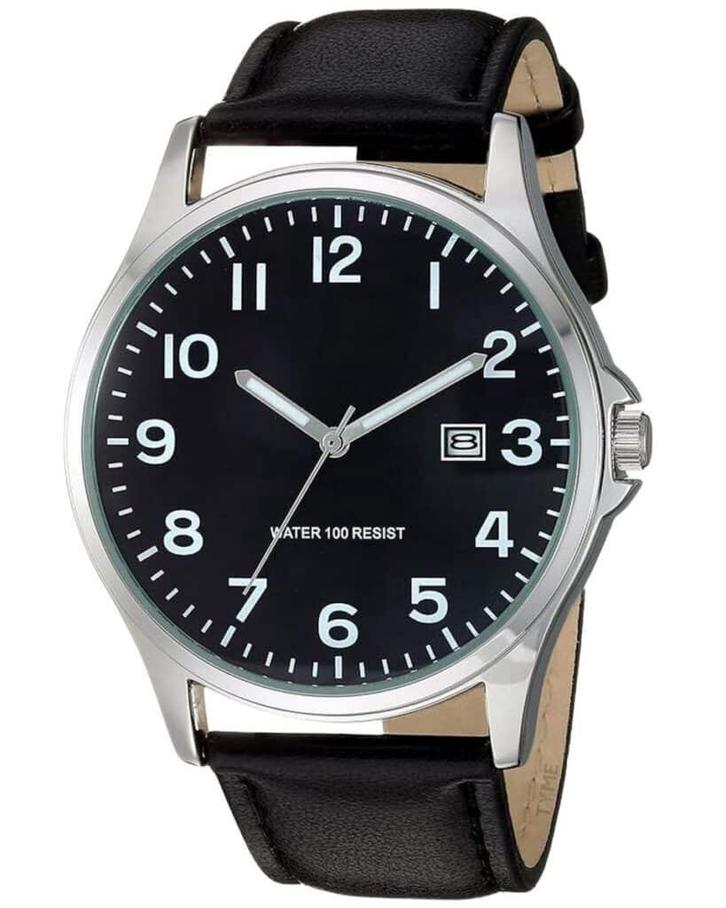 Voordelige heren horloges bij retourkoop.nl, Sieraden, Tassen en Uiterlijk, Horloges | Heren, Leer, Zo goed als nieuw, Staal, Overige merken