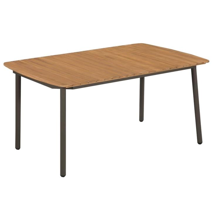 Industriele Acacia Tafel 150cm | OP = OP | 40% Korting, Tuin en Terras, Tuintafels, Rechthoekig, Nieuw, Hout, Ophalen of Verzenden